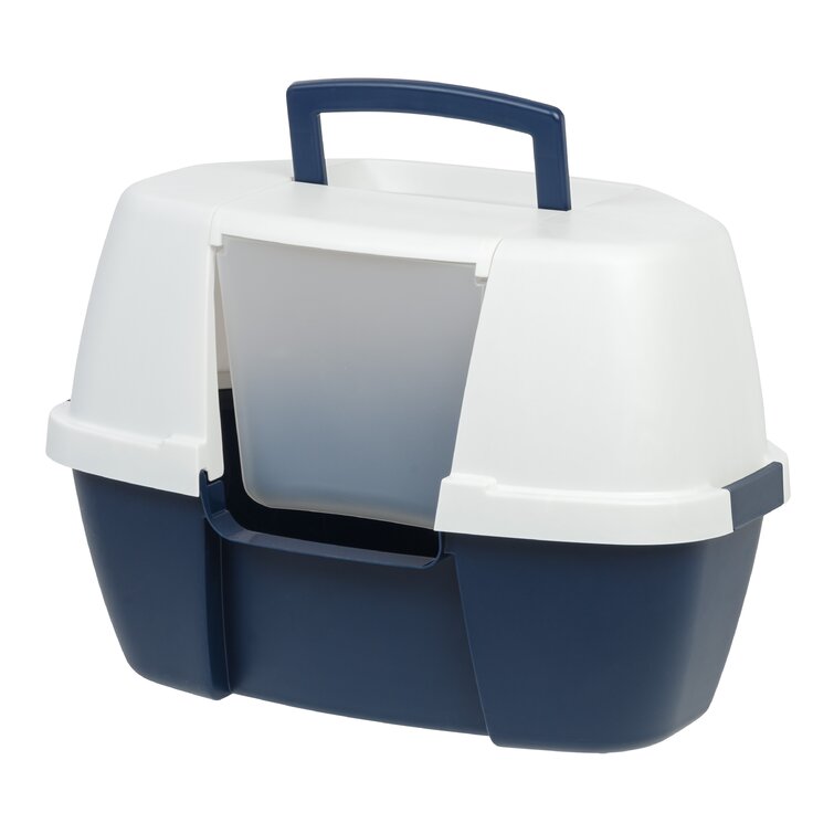 Jumbo corner litter store box